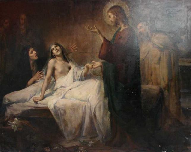 Emmanuel Michel Benner, Wskrzeszenie córki Jaira, pocz. XX w Wskrzeszenie córki Jaira