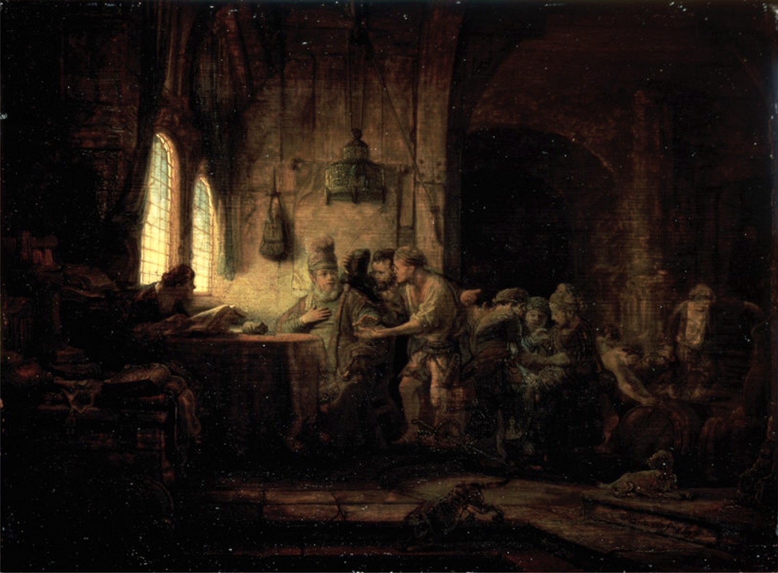 Rembrandt, Przypowieść o robotnikach w winnicy, 1637 Przypowieść o robotnikach w winnicy