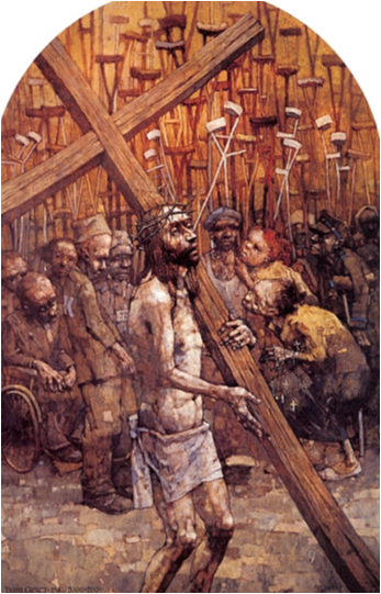 Jerzy Duda-Gracz, Golgota Jasnogórska, Stacja II Golgota Jasnogórska