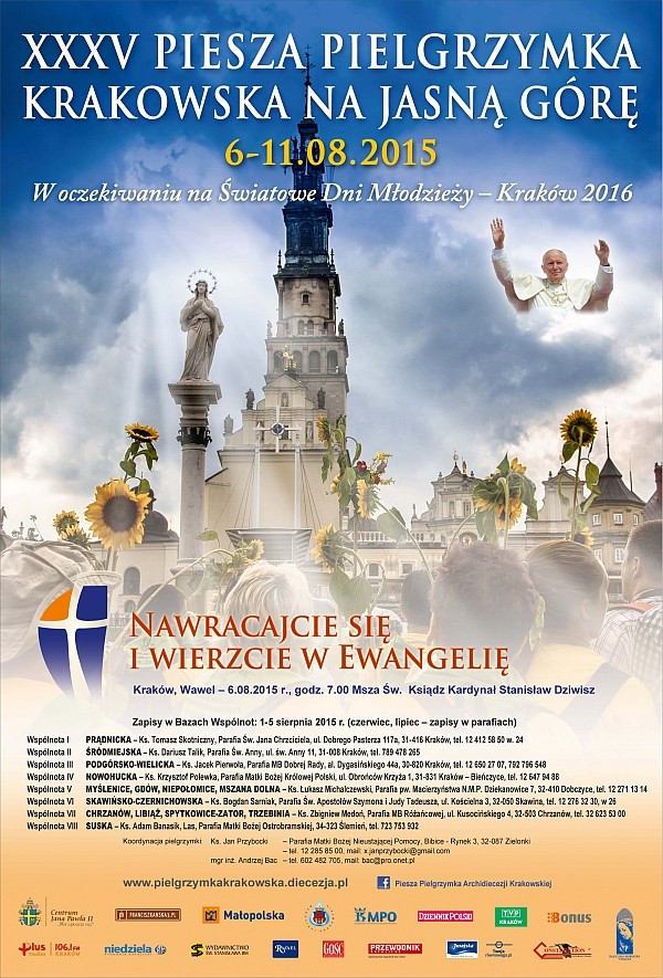 Pielgrzymka 2015 - plakat