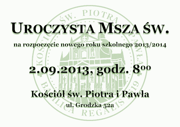 Rozpoczęcie roku szkolnego